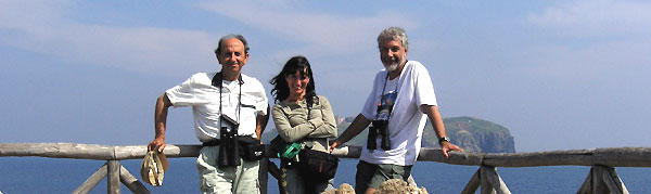 da sinistra: Sandro, Gabriella ed Ennio